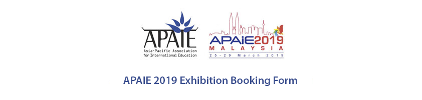 APAIE 2019 - Exhibition Booking Form